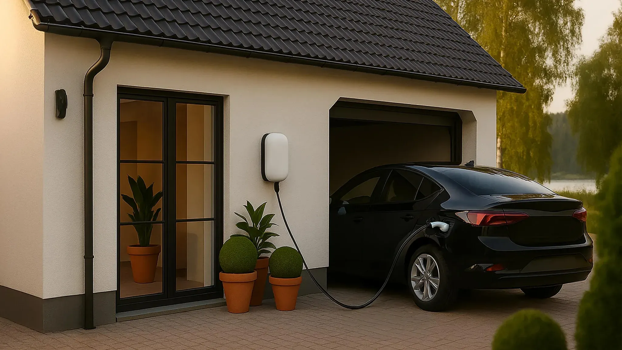Wallbox und Auto