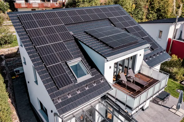 Von Otovo realisierte PV-Installation in Baden-Württemberg