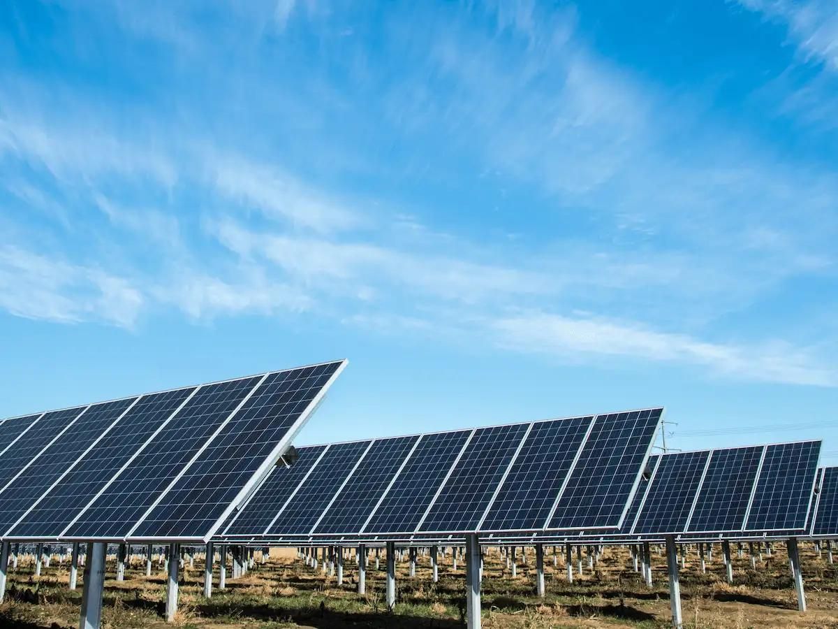 Industrielle Solaranlage