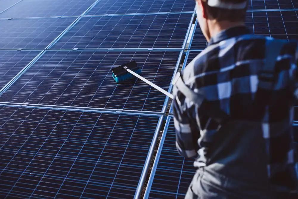 Professionelle Reinigung von Solarpanelen